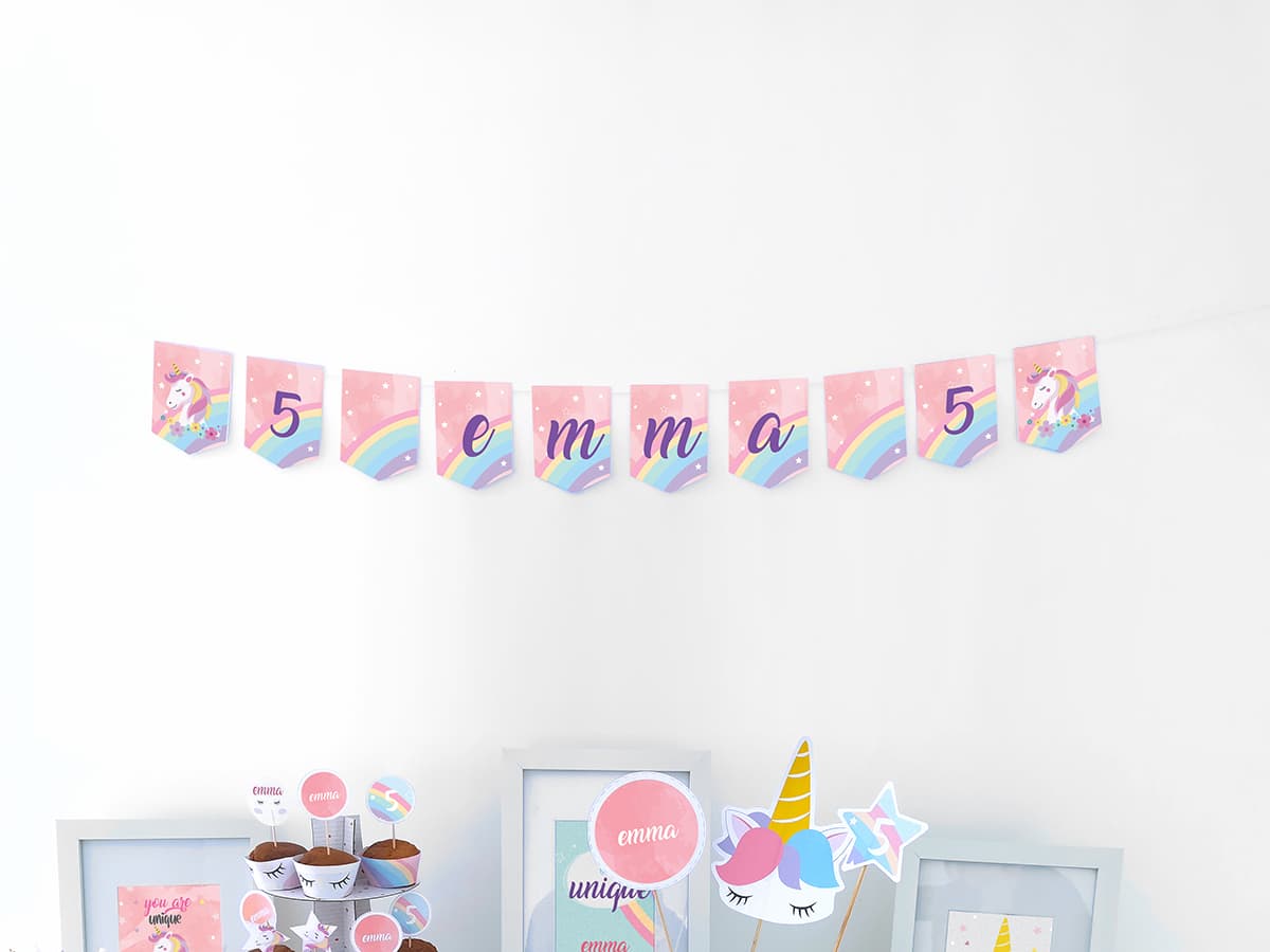 L'anniversaire thème licorne de ma 5 ans – Make you happy